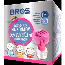 BROS - elektro + płyn na komary dla dzieci od 1 r.ż.