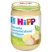 Hipp Potrawka Z Ziemniaczkami I Królikiem, Po 5. M-Cu, 190 G