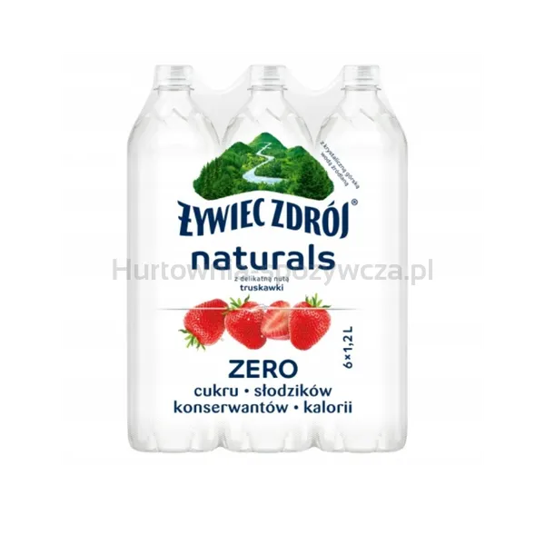 Woda Żywiec Zdrój Naturals Z Delikatną Nutą Truskawki 1,2 L