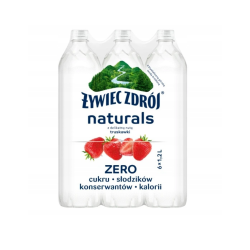 Woda Żywiec Zdrój Naturals Z Delikatną Nutą Truskawki 1,2 L