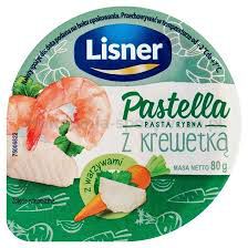 Lisner Pastella Pasta rybna z krewetką 80 g