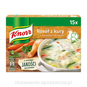 Knorr Rosół Z Kury Z Pietruszką I Lubczykiem 60 G (6 Kostek)