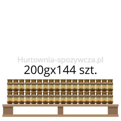 Jacobs Cronat Gold Kawa Rozpuszczalna 200 Gx144szt. (Warstwa)