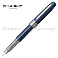Pióro wieczne Platinum Plaisir Blue, F, niebieskie - 4
