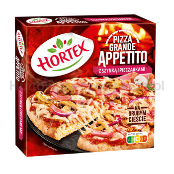 Hortex Pizza z szynką i pieczarkami Grande Appetito 425g