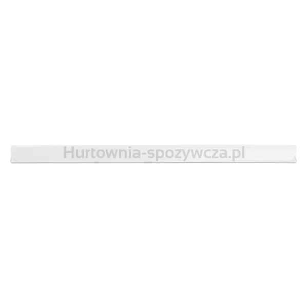 Listwa zaciskająca DONAU, PVC, A4, 6mm, do 60 kartek, biała