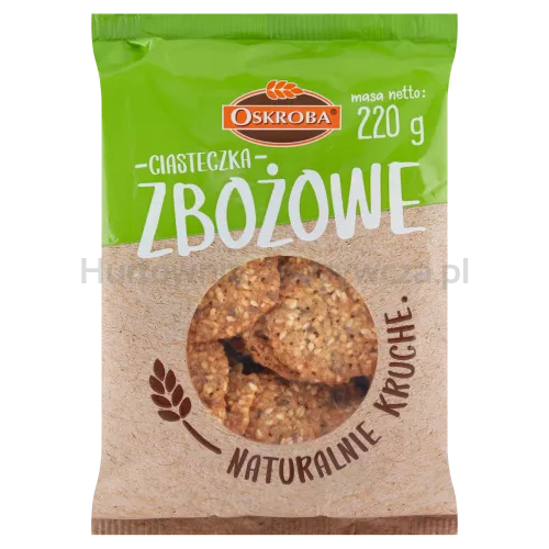 Oskroba Ciasteczka Zbożowe 220G 