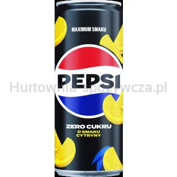 Pepsi Napój Gazowany Zero Cukru O Smaku Cytrynowym 330 Ml SK