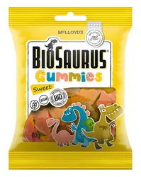 Żelki Słodkie Bezgl. Bio 80 G Biosaurus