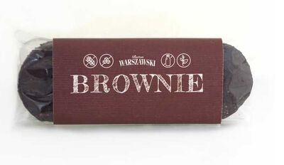 Baton Brownie Bezglutenowy 50 G - Baton Warszawski [BIO]