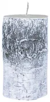 Świeca słupek DONAU HOME Brzoza, 70x120mm, biały - 2
