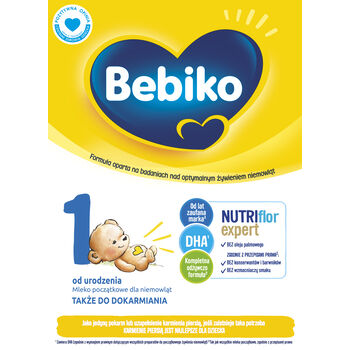 Bebiko 1 Nutriflor Expert Mleko Początkowe Dla Niemowląt Od Urodzenia 600 G