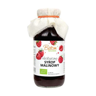 Syrop Malinowy Bio 330 Ml - Batom [BIO]