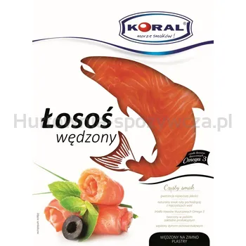 Koral Łosoś wędzony plastry 100g