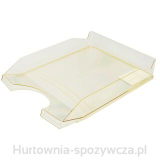Szufladka Na Biurko Office Products, Polistyren/Pp, A4, Transparentna Żółta