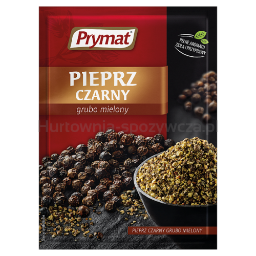 Prymat Pieprz Czarny Grubo Mielony 15 G 