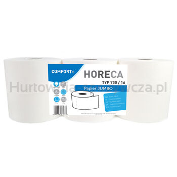 Horeca Comfort+ Papier Toaletowy Jumbo Typ 750/15 6 Rolek 2-Warstwowy