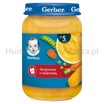 Gerber Zupka Jarzynowa Z Cielęciną Po 5 Miesiącu 190 G