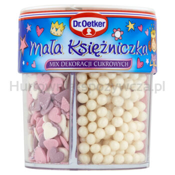 Dr.Oetker Mała Księżniczka Mix Dekoracji Cukrowych 78 G