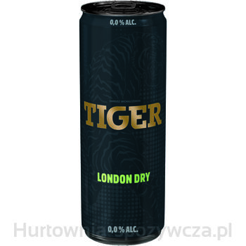 Tiger London Dry Gazowany Bezalkoholowy Napój Energetyzujący 250 Ml