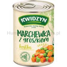 Kwidzyn Marchewka Z Groszkiem 400 G