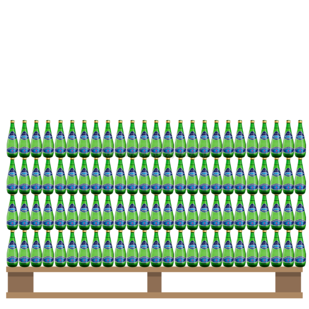 Woda Ostromecko Gazowana 700Ml Szkło<br>(Paleta 630 Sztuk)