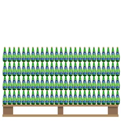 Woda Ostromecko gazowana 700ml <br>(Paleta 630 szt.)  SK