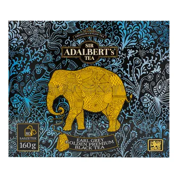 Adalbert's Herbata Czarna Earl Grey Golden Premium Saszetki 80 X 2G