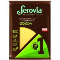 Serovia Ser Gouda dojrzewający tłusty, plastry 135 g