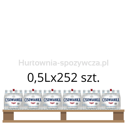 Woda Cisowianka Lekko Gazowana Pet 500 Ml x 252 szt. (Warstwa)