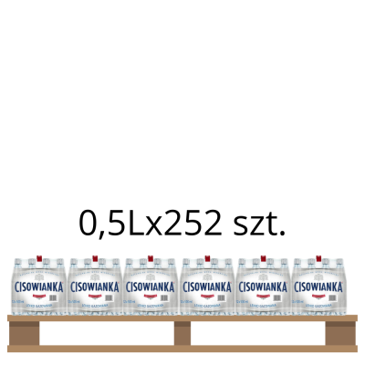 Woda Cisowianka Lekko Gazowana Pet 500 Ml x 252 szt. (Warstwa)