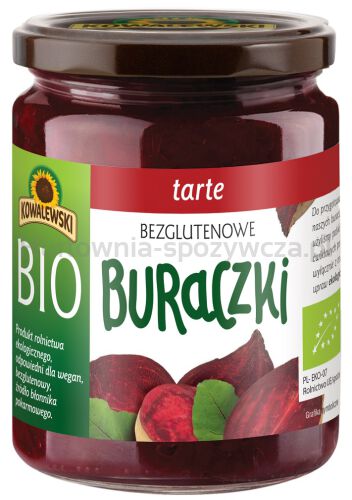 Buraczki Tarte Bezglutenowe Bio 540 Ml - Kowalewski [BIO]