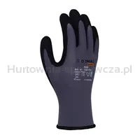 Rękawice DONAU SAFETY Flex, kat. II, rozm. 10, szare - 2