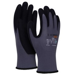 Rękawice DONAU SAFETY Flex, kat. II, rozm. 10, szare