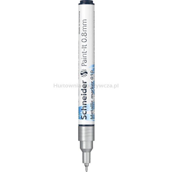Marker metaliczny SCHNEIDER Paint-It 010, 0,8 mm, srebrny metalik - 2