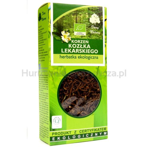 Herbatka Z Korzenia Kozłka Lekarskiego Bio 100 G - Dary Natury [BIO]