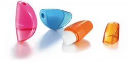 Temperówka Keyroad Orange, Plastikowa, Pojedyncza, Z Gumką, Pakowane Na Displayu, Mix Kolorów