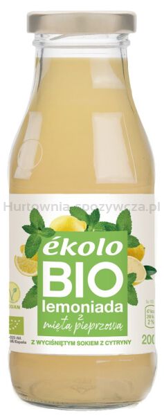 Lemoniada z miętą pieprzową bez dodatku cukru BIO 200 ml