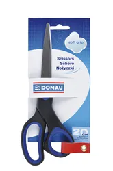 Nożyczki Biurowe Donau Soft Grip, 20Cm, Niebieskie