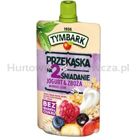 Tymbark Przekąska Na 2 Śniadanie Jogurt  Zboża + Owoce Leśne 100g