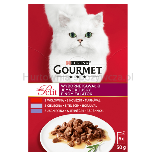 Gourmet Karma Dla Kota Mon Petit Mix Mięsny (6X50G)