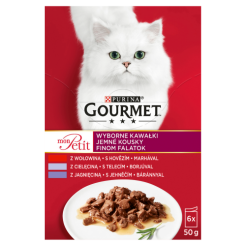 Gourmet Mon Petit Mix Mięso 6X50 