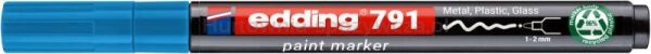 Marker olejowy e-791 EDDING, PCR, jasnoniebieski - 2