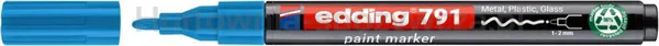 Marker olejowy e-791 EDDING, PCR, jasnoniebieski