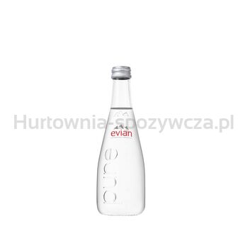 EVIAN naturalna woda mineralna, szkło 330ml