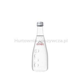 Woda Mineralna Evian naturalna szkło 330ml