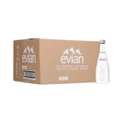 Woda Mineralna Evian naturalna szkło 330ml
