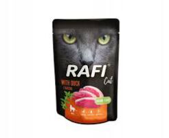 RAFI Cat z kaczką - karma dla kota 100g