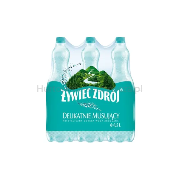 Żywiec Zdrój Delikatnie Musujący 1500 ml (w tym +0,50 zł/szt. zwrotnej kaucji)