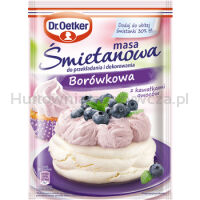 Dr.Oetker Masa śmietanowa Borówkowa 65 g